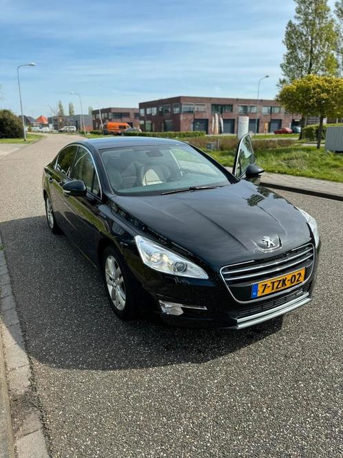 Peugeot 508 1.6 THP AUT 2014 Zwart , Leer , nieuwe APK , NAP, Auto's, Peugeot, Particulier, Benzine, C, Sedan, Automaat, Origineel Nederlands