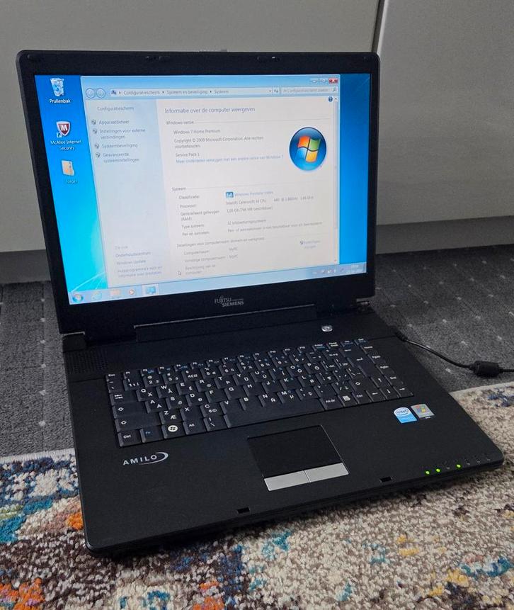 Windows laptop Fujitsu Siemens Amilo Li 1705, Computers en Software, Windows Laptops, Gebruikt, Minder dan 2 Ghz, Ophalen of Verzenden