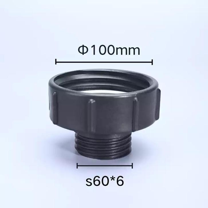 IBC adapter S100x8 naar S60x6, Tuin en Terras, Regentonnen, Nieuw, Kunststof, 150 liter of meer, Ophalen of Verzenden