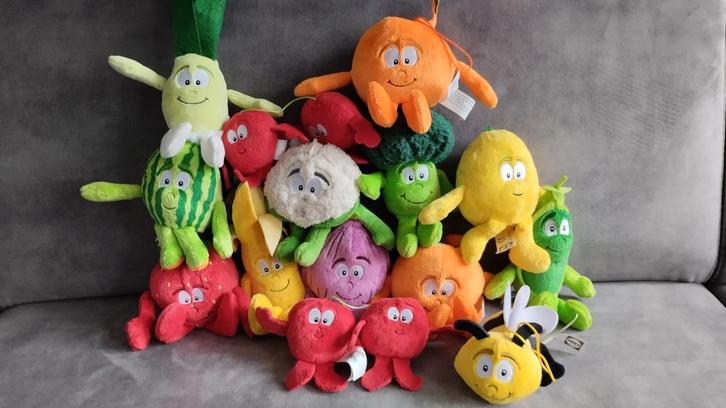 Lidl Vitamini's Knuffels - Complete Set!, Kinderen en Baby's, Speelgoed | Knuffels en Pluche, Ophalen of Verzenden