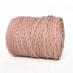 2 kilo 200 meter 5 mm twisted macrame touwin Terra Pink, Hobby en Vrije tijd, Overige Hobby en Vrije tijd, Ophalen of Verzenden