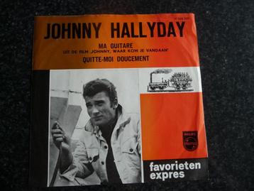 JOHNNY HALLYDAY - Ma guitare / quitte-moi doucement