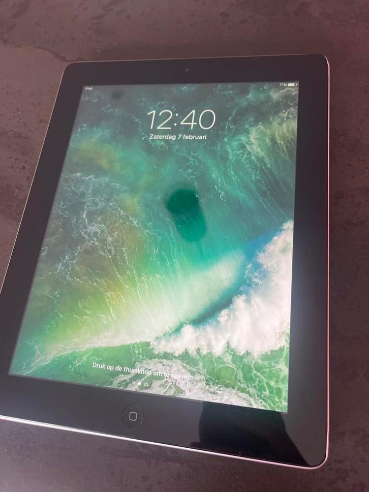 Apple iPad 4, Computers en Software, Apple iPads, Gebruikt, Apple iPad, Wi-Fi, 9 inch, 16 GB, Zilver, Ophalen of Verzenden
