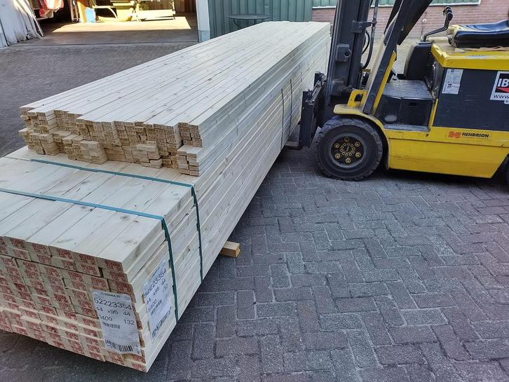 Vuren balken te koop 5x7, Tuin en Terras, Palen, Balken en Planken, Nieuw, Balken, 250 cm of meer, Ophalen