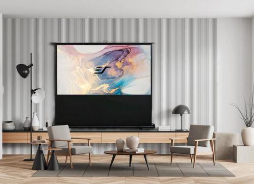 EZ CINEMA- PORTABLE PROJECTION SCREENS - TELESCOPE SYSTEM, Audio, Tv en Foto, Projectieschermen, Zo goed als nieuw, Handmatig