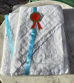 Vintage NIEUW broderie beddengoed 2x laken 2x sloop (BG34), Huis en Inrichting, Slaapkamer | Beddengoed, Wit, Overige typen, Ophalen of Verzenden