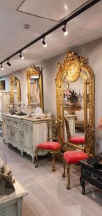 Prachtige Franse  spiegel met engelen, Ophalen of Verzenden