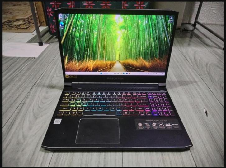 Predator Gaming Laptop, RTX 3070,  i7-10870H, 512GB SSD, Computers en Software, Windows Laptops, Zo goed als nieuw, 15 inch, SSD