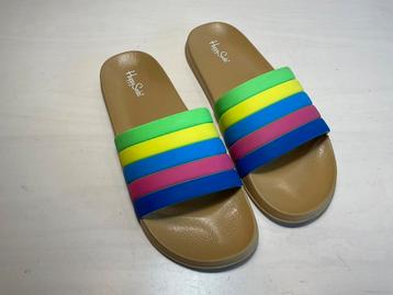 Happy socks slippers badslippers nieuw maat 46 beschikbaar voor biedingen