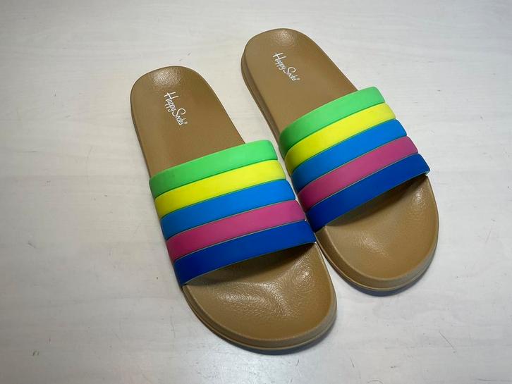 Happy socks slippers badslippers nieuw maat 46, Kleding | Heren, Schoenen, Nieuw, Slippers, Overige kleuren, Ophalen of Verzenden