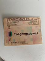 TOOL Ticket Groningen Oosterpoort 2002, Cd's en Dvd's, Ophalen of Verzenden