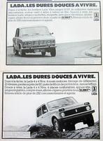 5 vintage advertenties reclames Lada autos 76-79 auto, Ophalen of Verzenden, Gebruikt, Auto's