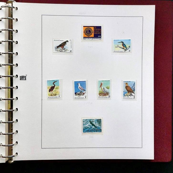 Griekenland vogelserie + San Marino 1960 Europa zegel, Postzegels en Munten, Postzegels | Europa | Overig, Postfris, Overige landen