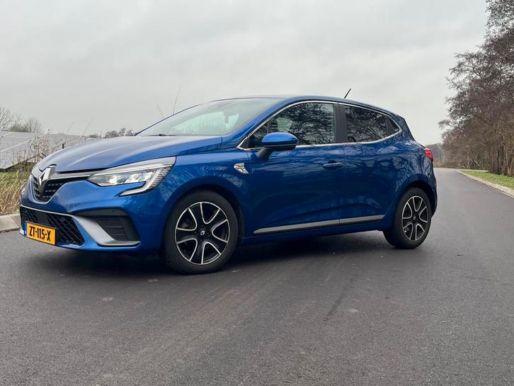 Renault Clio 1.0 TCe R.S. Line 100pk 2019 Blauw, Auto's, Renault, Particulier, Clio, 360° camera, ABS, Achteruitrijcamera, Airbags