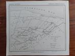 46 / Uithuizermeeden Oldenzijl Zijldijk Litho 1867 J. Kuyper, Ophalen of Verzenden
