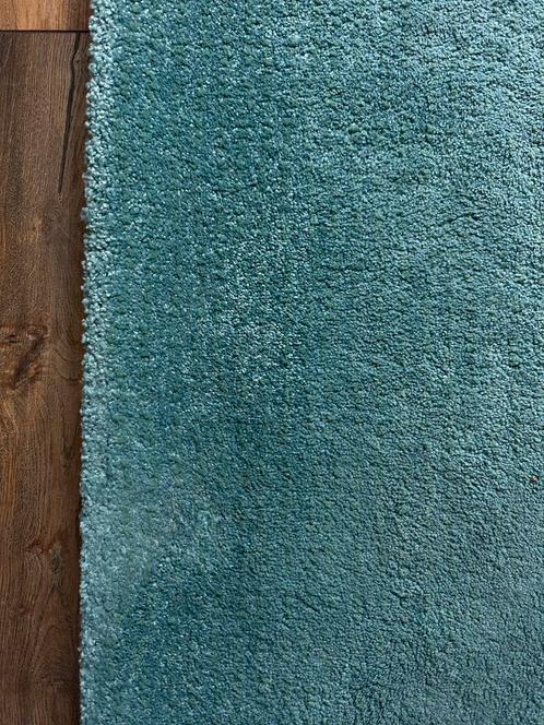 Ikea Langsted Vloerkleed Blauw Groen 170x240, Huis en Inrichting, Stoffering | Vloerbedekking, Zo goed als nieuw, Tapijt, Blauw