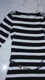 38 RALPH LAUREN jurk streep medium, Ophalen of Verzenden, Zo goed als nieuw, Maat 38/40 (M), Overige kleuren