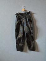 Rotate Birger Christensen lak zwart broek 34 XS extra small, Zwart, Ophalen of Verzenden, Zo goed als nieuw, Maat 34 (XS) of kleiner