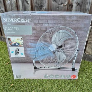 SilverCrest Vloer Ventilator 37,5cm 70 Watt 3 standen NIEUW beschikbaar voor biedingen