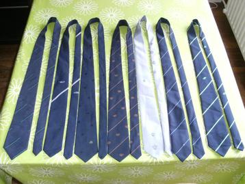 Verzameling stropdassen van bedrijven (7) beschikbaar voor biedingen