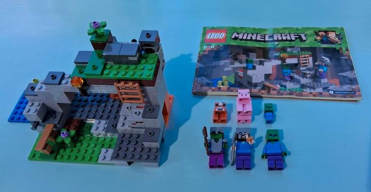 Lego Minecraft
setnr.: 21141 de Zombiegrot
Complete set, Kinderen en Baby's, Speelgoed | Duplo en Lego, Zo goed als nieuw, Ophalen of Verzenden