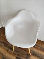 Witte kuipstoel, Huis en Inrichting, Stoelen, Gebruikt, Wit, Eén, Ophalen