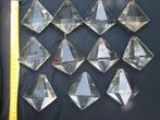12 Grote Kristallen Pegels Diamant Vorm 7.5 x 7 cm, Ophalen of Verzenden, Zo goed als nieuw