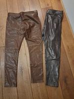 Mooie nepleren leggings, maat 46 (44/XXL), €10,00 p/st., Verzenden, Zo goed als nieuw, Bruin, Lang