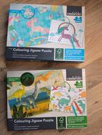Puzzels om te kleuren Eenhoorn & Dino 150 stukken, Ophalen of Verzenden, Meer dan 50 stukjes, Nieuw, 6 jaar of ouder