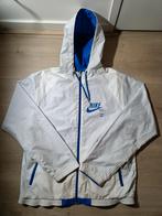 (S) Nike Air Flight '89 Dubbel Zijde Blauw/Wit Windbreaker, Blauw, Nike, Ophalen of Verzenden, Gedragen