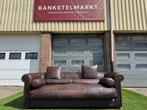 Bank BAXTER Alfred P bankstel 240cm bruin buffel leer sofa, Geen, Geen, Zo goed als nieuw, Baxter