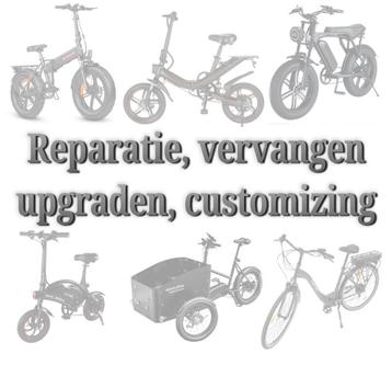 Raparatie alle fatbikes, ebikes, esteps, etc. beschikbaar voor biedingen