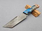 Tanto Model Handgemaakte Damast Bushcraft Kamperen mes, Caravans en Kamperen, Kampeergereedschap, Nieuw