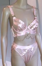 Lingerie setje 70C XS Indria Peach Honey Birdette, Kleding | Dames, Ophalen of Verzenden, Roze, Setje