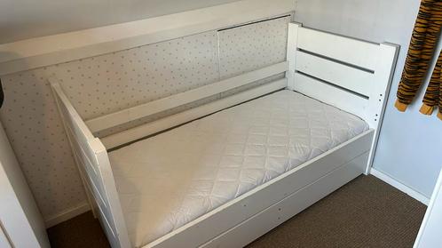 Juniorbed, Kinderen en Baby's, Kinderkamer | Bedden, Gebruikt, 140 tot 160 cm, 70 tot 85 cm, Ophalen