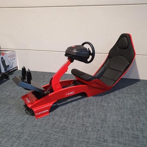 Playseat F1 rood + Thrustmaster T300 RS, Spelcomputers en Games, Games | Sony PlayStation 5, Refurbished, Ophalen