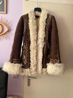 Vintage afghan shearling coat embroidery, penny lane jas, Kleding | Dames, Jassen | Winter, Ophalen, Zo goed als nieuw, Maat 34 (XS) of kleiner