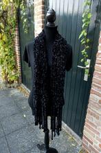 sjieke zwarte fluffy sjaal met lange franjes, Kleding | Dames, Mutsen, Sjaals en Handschoenen, Ophalen of Verzenden, Sjaal