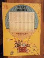 kuifje kalender 1960, Plaatje, Poster of Sticker, Zo goed als nieuw, Verzenden, Kuifje