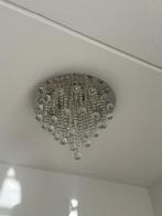 Kristallen Plafondlampen - Zo Goed Als Nieuw (2 stuks), Ophalen of Verzenden, Zo goed als nieuw, Glas