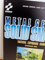 METAL GEAR SOLID SNAKE MSX metalen Wandbord solid nes, Spelcomputers en Games, Avontuur en Actie, 1 speler, Nieuw, Ophalen of Verzenden
