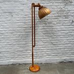 Midcentury vloerlamp volledig hout, Hans Agne Jakobsson, Huis en Inrichting, Lampen | Vloerlampen, Ophalen, Gebruikt, Midcentury modern