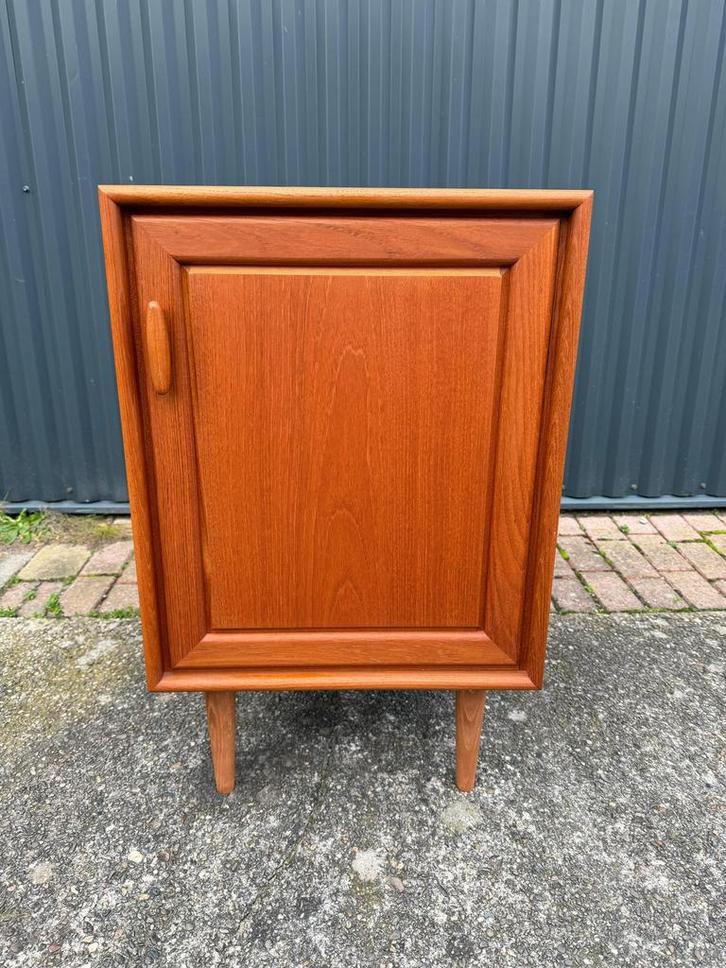 Vintage kastje nachtkastje teak, Huis en Inrichting, Kasten | Overige, Gebruikt, Ophalen