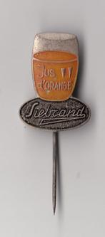 Siebrand Jus D'Orange speldje, Verzamelen, Speldjes, Pins en Buttons, Gebruikt, Niet vindbaar, Niet vindbaar, Speldje of Pin