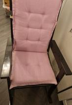 Mooie schommelstoel zwart hoogglans + kussen, Huis en Inrichting, Stoelen, Gebruikt, Ophalen of Verzenden, Stof, Eén