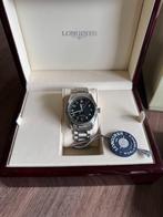 Longines Spirit 37 Heritage Black, Sieraden, Tassen en Uiterlijk, Horloges | Heren, Overige merken, Staal, Gebruikt, Staal