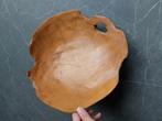Teak houten schaal, Ophalen, Zo goed als nieuw, Rond, Hout
