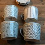 Laura Ashley vier prachtige theekoppen, puntgaaf, Huis en Inrichting, Ophalen of Verzenden, Zo goed als nieuw, Bord(en), Overige stijlen