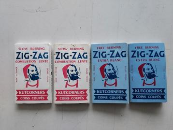 4 complete oude verpakkingen Zig-Zag vloeitjes beschikbaar voor biedingen
