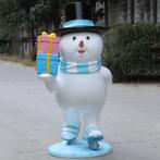 Skating Snowman Family – Sneeuwpop 111 x 81 x 172 cm, Diversen, Kerst, Ophalen, HorecaBeelden, Nieuw, HorecaBeelden